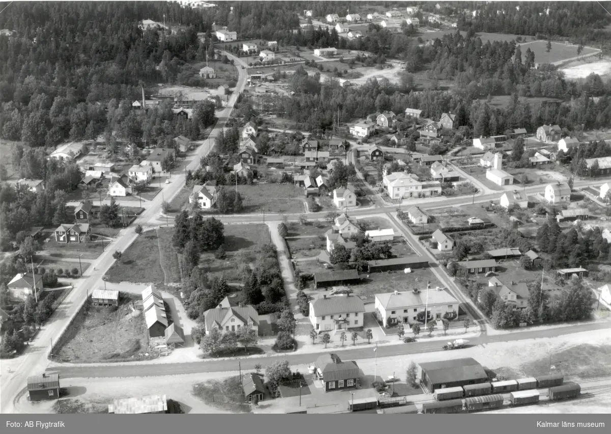 Flygfoto över Järnforsen.