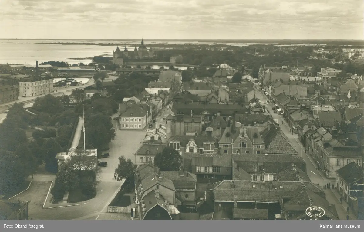 Vy över Kvarnholmen. Bilden är troligen tagen från Ångkvarnen.