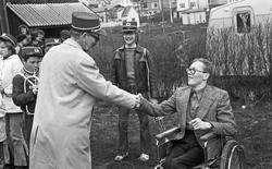 Alf Tyco Micalsen blir feiret med korpsmusikk og overtar dir