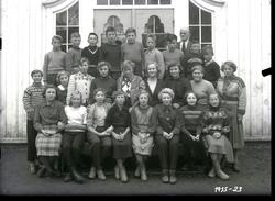 Skolebilde fra folkeskole, Nesheim skole.