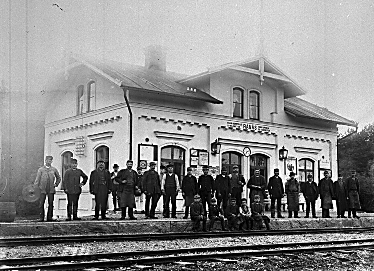 Rånäs station 1900.