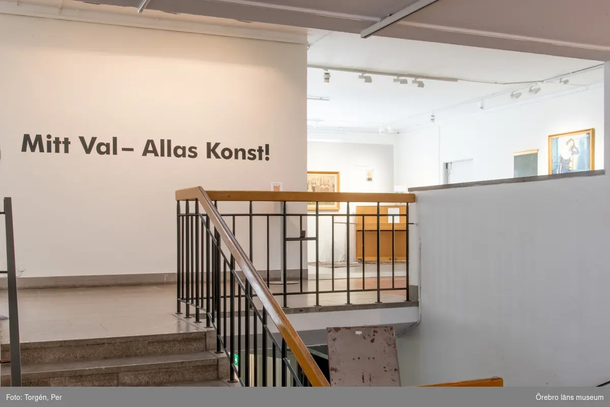 Dokumentation av utställningen "Mitt val – Allas konst " 4 februari 2017 – 19 mars 2017.