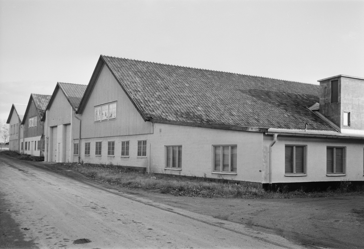 Nymanbolagen, fabriksbyggnaden "Fisken" på Bergsbrunnagatan, Uppsala 1950