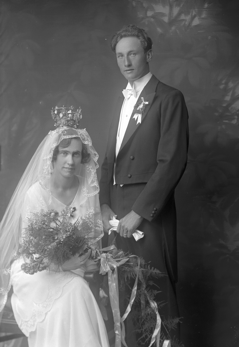 Brudparet Liljeberg, Ålbo, Hedesunda