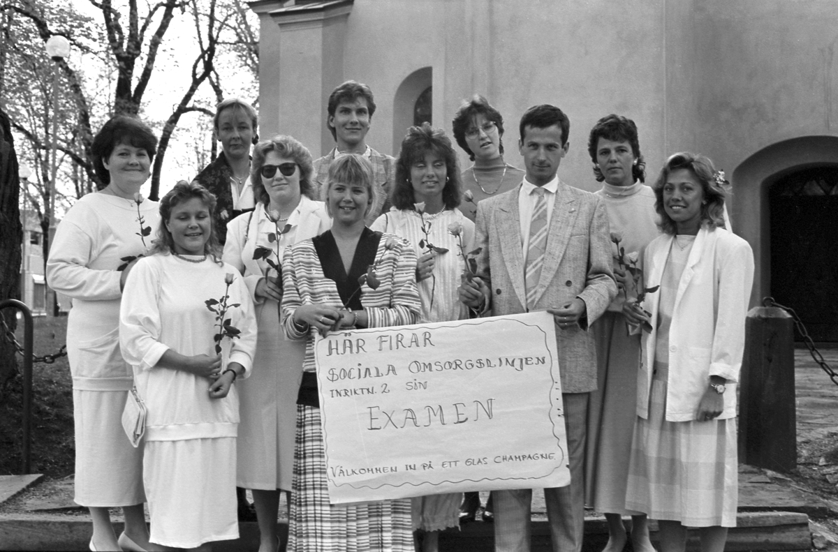 Vårdskolan examen. Gerd Eriksson 1987