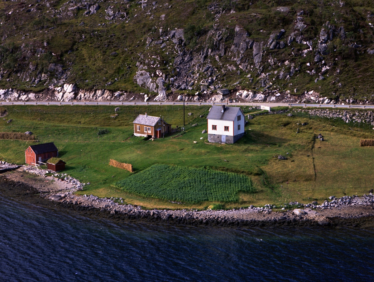Flyfoto fra Tornes i Gullesfjord.
