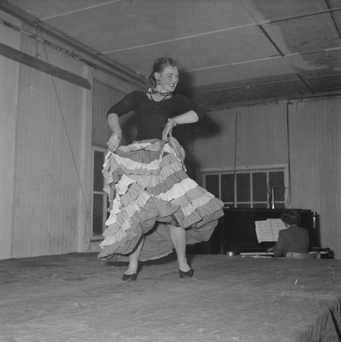 Underholdning for soldater i Øysand leir