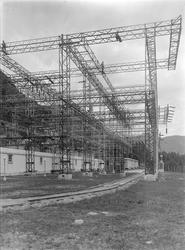 Kraftverket Nore 1. Montører i mastene
Transformator, maste