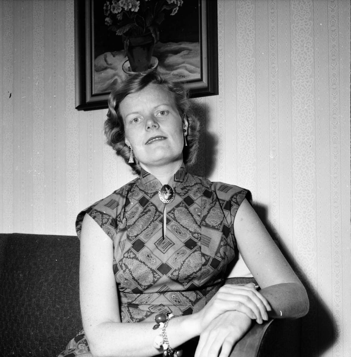 Kontorschef Elsa Brandström Honolulu. Maj 1957 Länsmuseet