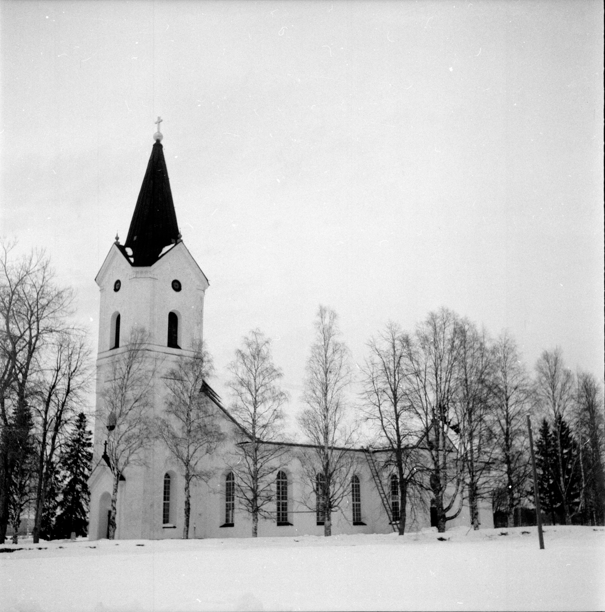 Ore kyrka, Furudal,
Orenappet gör upp,
22 Febr 1959