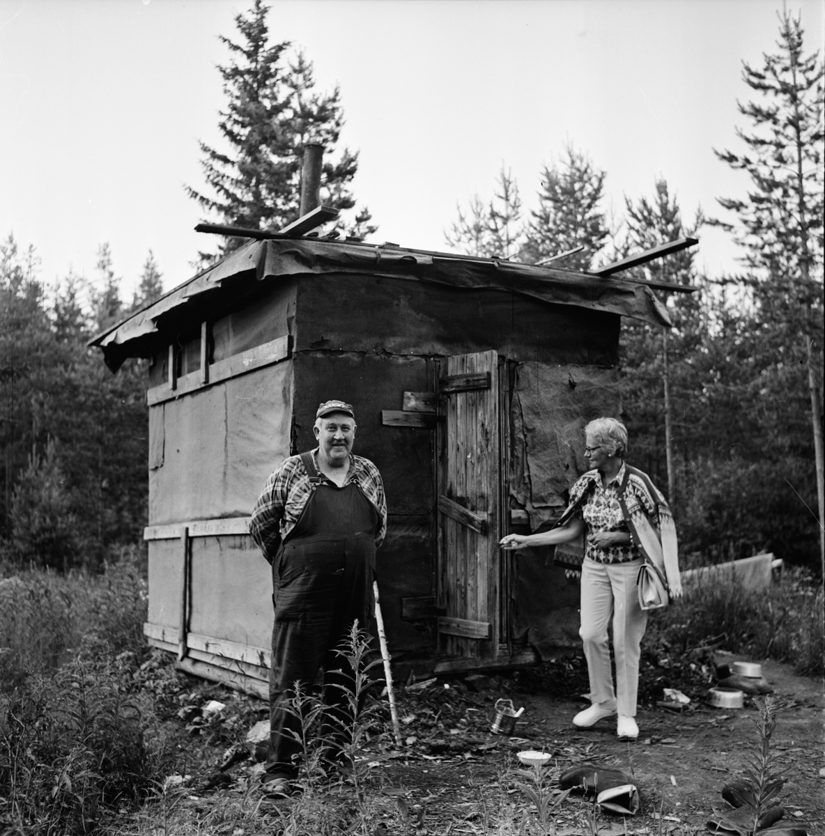 Arbrå,
Enslingens bostad,
Hovsätter Jean Rönnberg,
Sept 1970