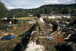 Fotografier fra byggeprosessen til Teknisk museums bygg på K