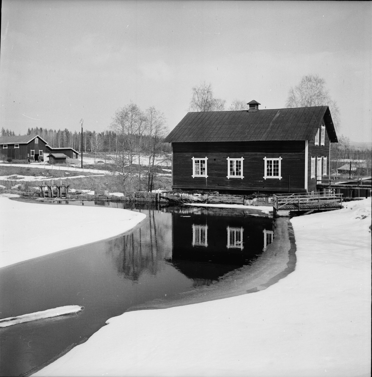 Simeå,
Bilder fr samhället,
April 1972