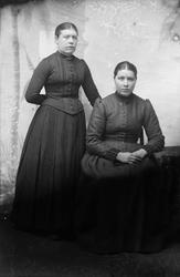 Foto av to kvinner. Trolig fra Sunndal kommune. Fra Sunndal 