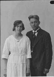 Portrett av et brudepar, Stuestøl, fornavn ukjent.