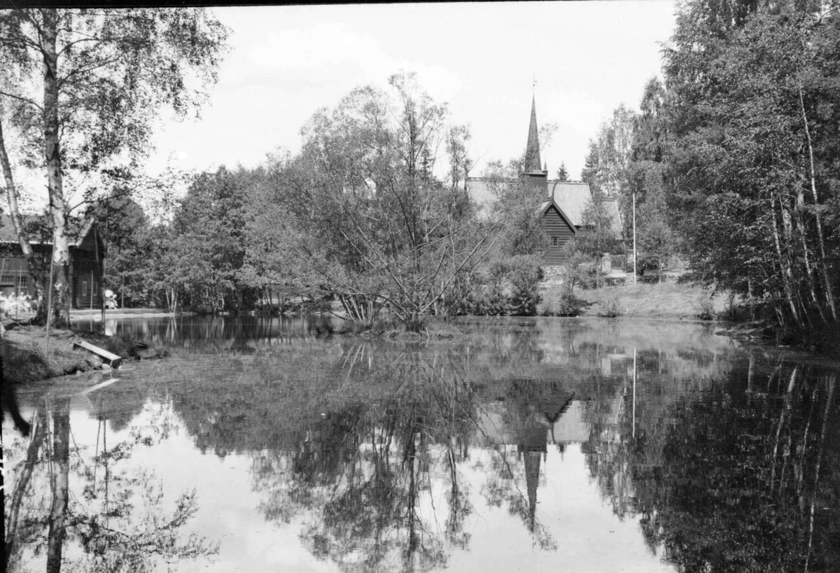 Garmokirka. Nordre tjern.