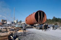 Transport av 140t shift converter til NII.