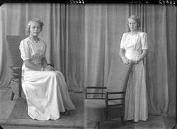 Portrett. Ung kvinne. Konfirmant. Bestilt av Johan Johannese