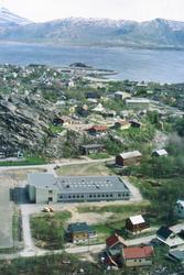 Flyfoto fra Lødingen.