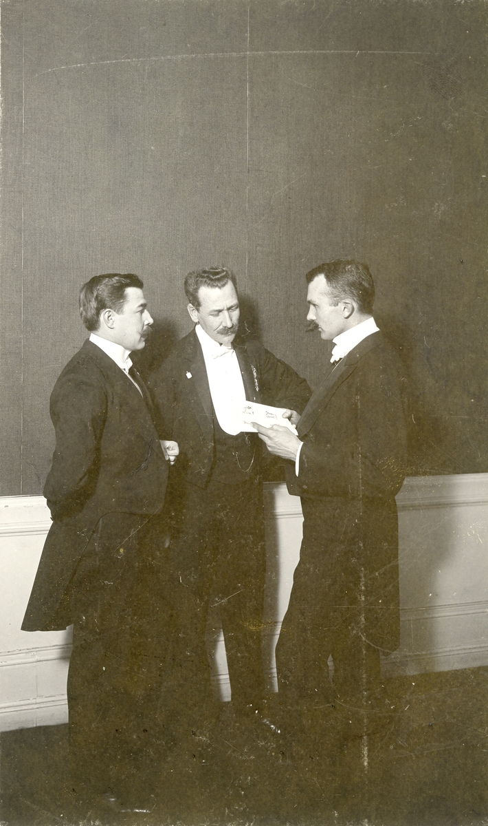 Mr Fillol, kapten Emil Fredrik Fick och Baron Cederström.