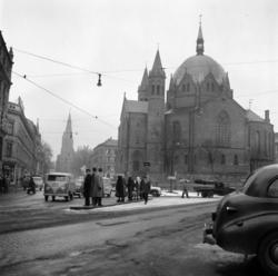 Trefoldighetskirken. Januar 1957