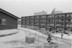 Stovner sykehjem. Morten Reinli i forgrunnen i Stovner sykeh