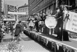 "Strøket". Lille Grensen. Gågate. Mai 1967