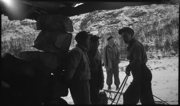 Skitur Fisketjønnbu-Madlandshei. Lindtner, Oscar Johnsen, Ma