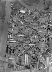 I. C. Piene & Søn i Buvika. Støping av ny kornsilo