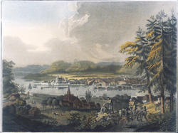 Christiania sett fra Ekebergsvingen [papirkunst]