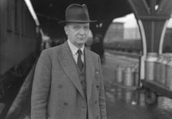 Distriktssjef på jernbanen A. Moen