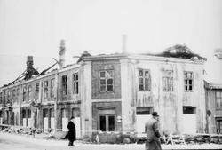 Repro: Kjølstadgården, Storgt. 56, Lillehammer, etter branne