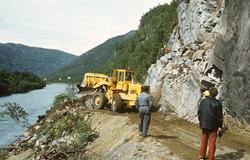 Anleggsarbeid i forbindelse med nedleggelsen av Sulitjelmaba