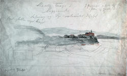 Agershus Fæstning [akvarellert tegning]