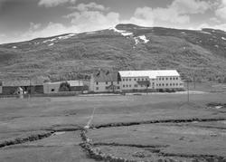 Maurseth Hotell, løa, løe, silo, elv, fjell, bakke, eng, bek