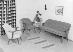 Salong. Sofa og lenestolar.