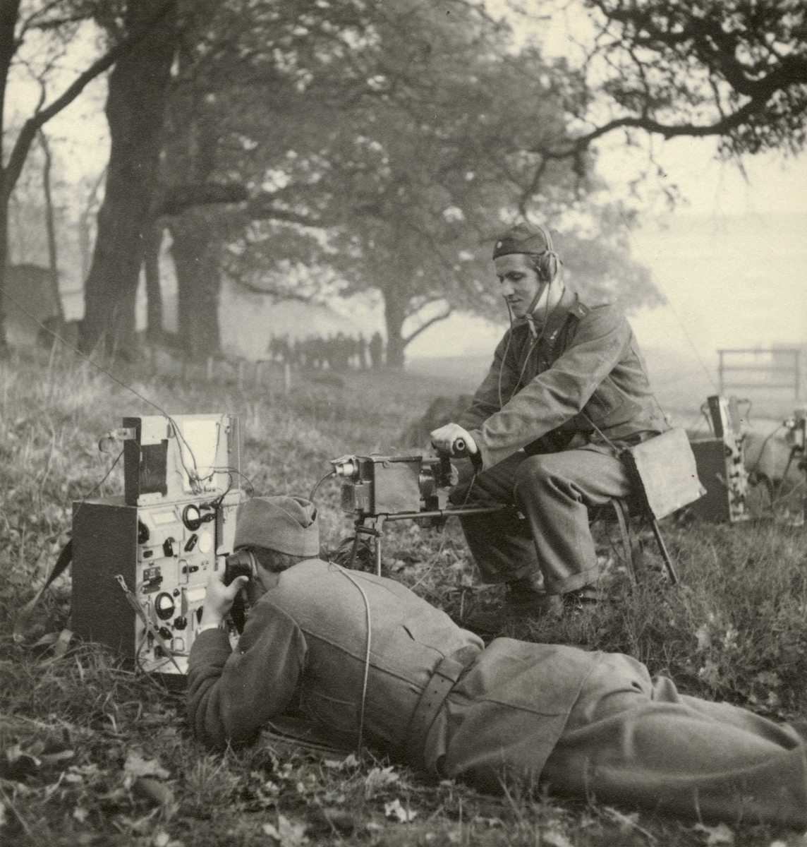 Radiosignaleringsövning, Svea artilleriregemente A 1, våren 1947.