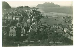Ålesund sett mot vest fra Aksla. 1930.