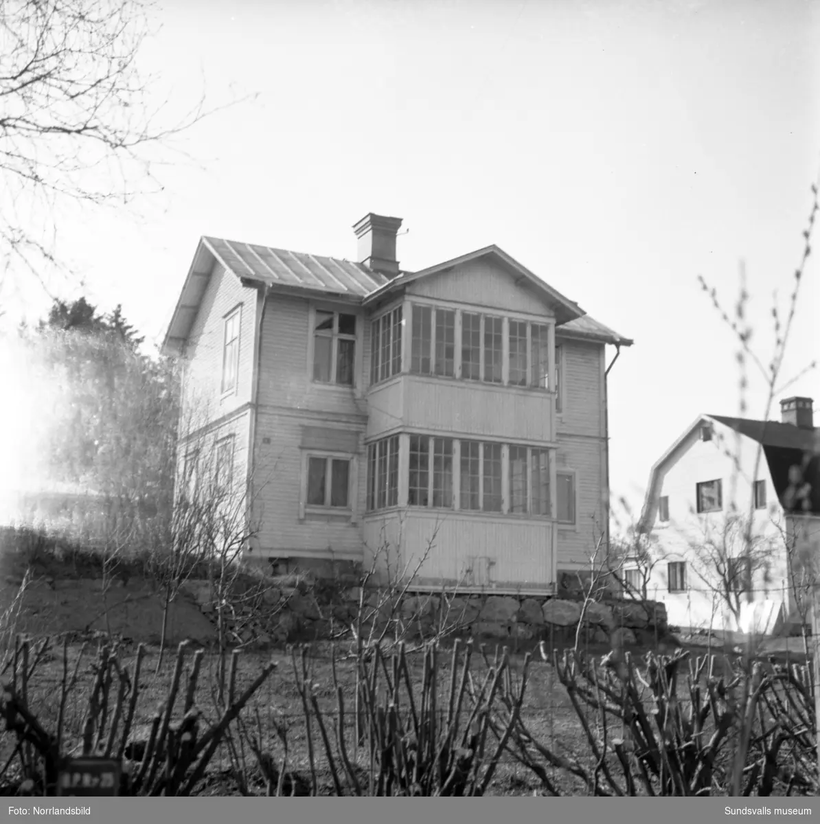 Fastighet på Trafikgatan 19, huset revs i samband med bygget av bostadsområdet vid Riddargatan.