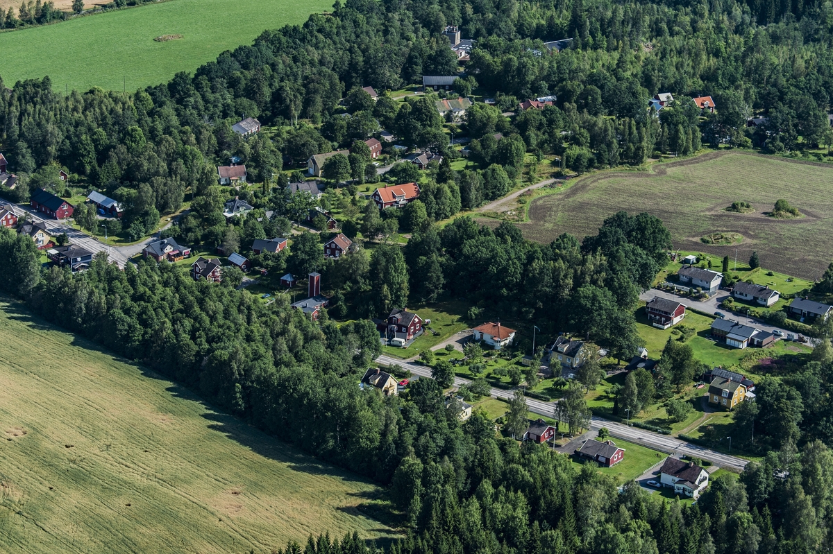 Flygfoto över Nye i Vaggeryds kommun.