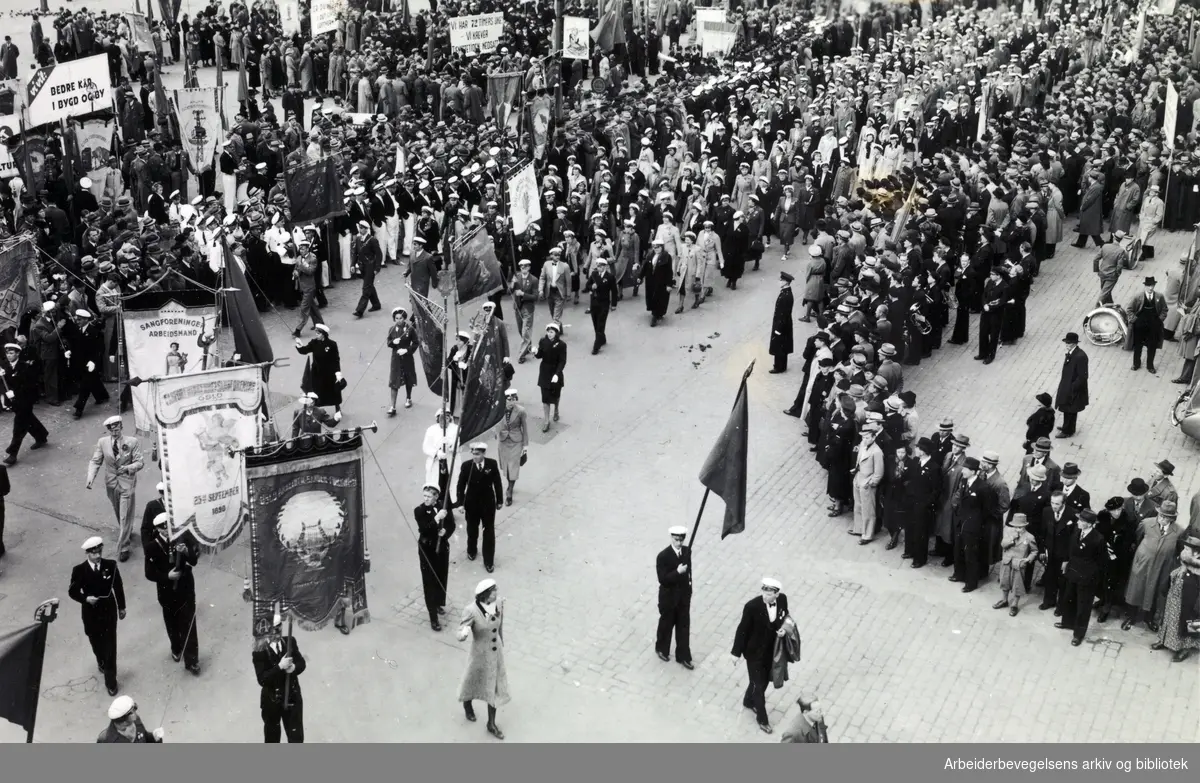 1. mai 1939, Youngstorget.