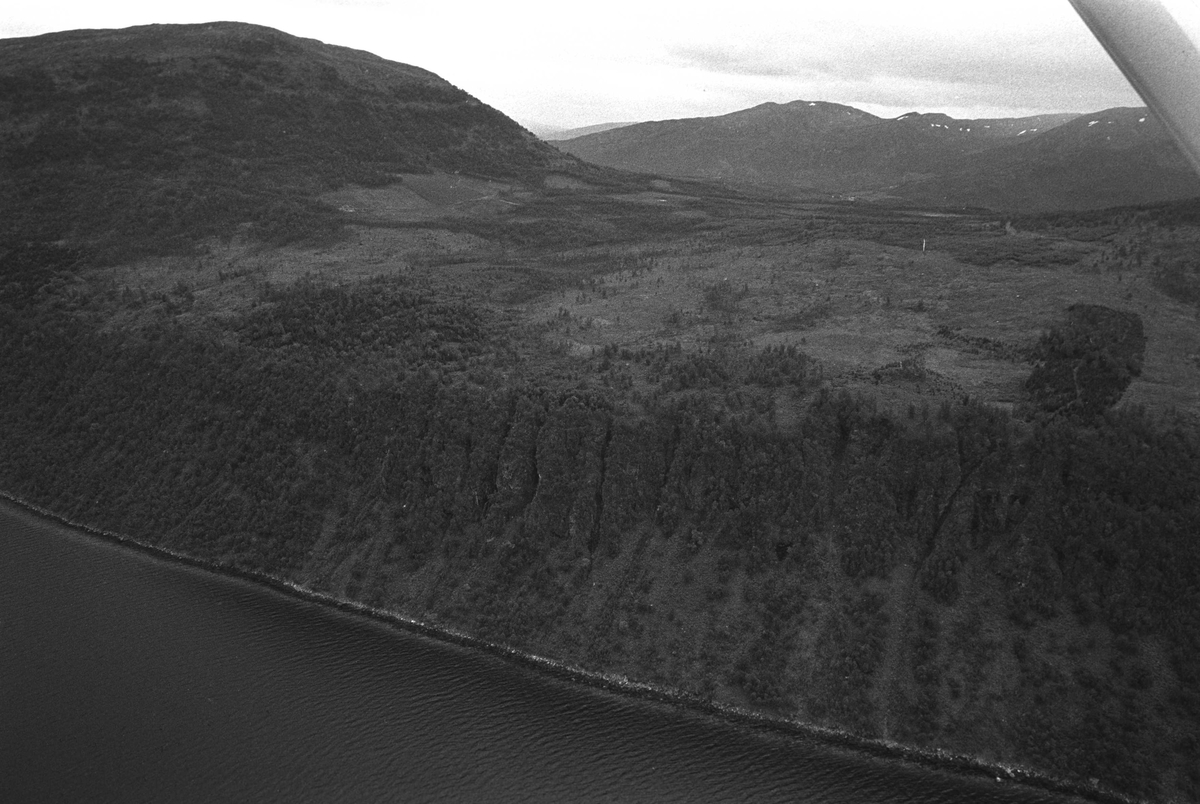 Flyfoto fra Aunfjellet.