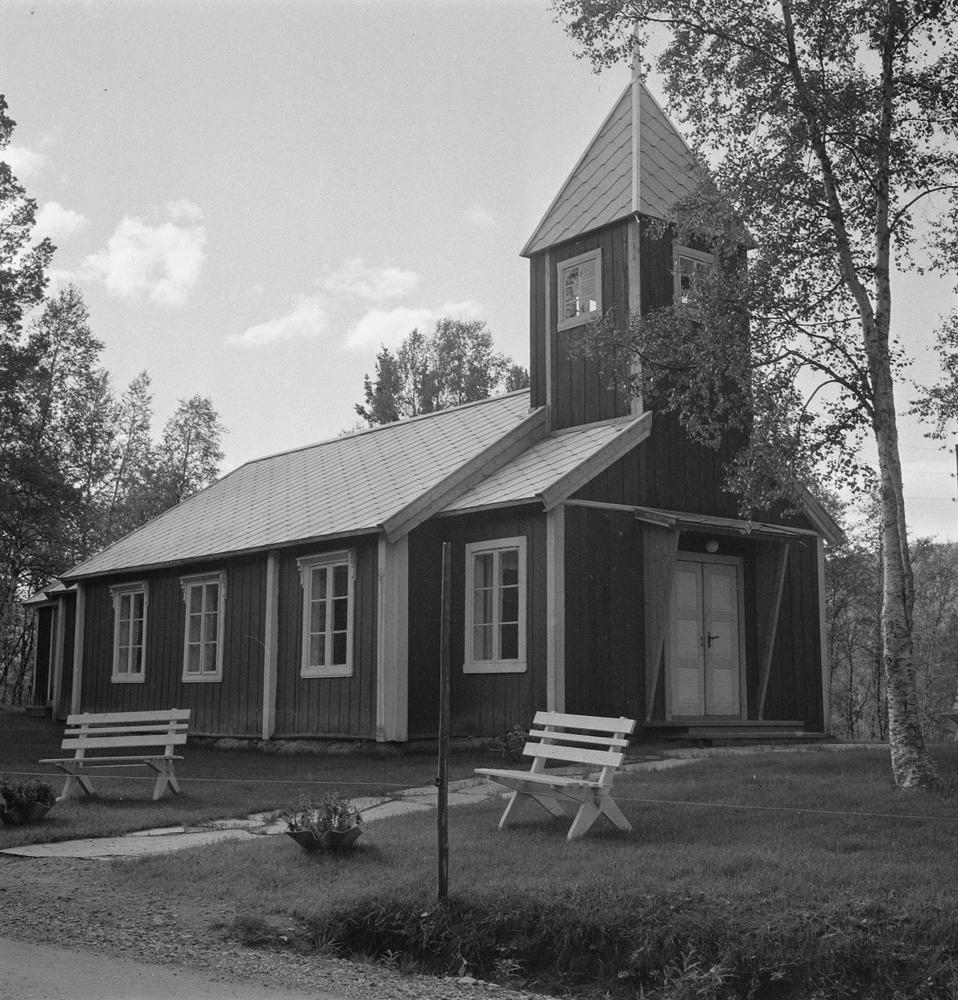 Susendal kapell. Eksteriør Helgeland Museum / DigitaltMuseum