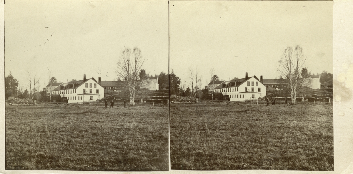 Stensholms pappersbruk i Huskvarna år 1862.