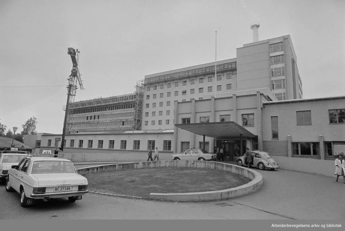 Radiumhospitalet. September 1976