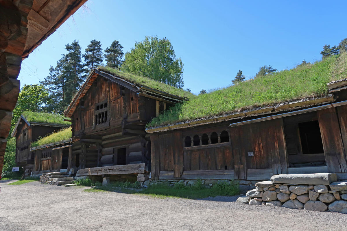 Setesdalstunet på Norsk Folkemuseum. Foto: Astrid Santa, Norsk Folkemuseum.