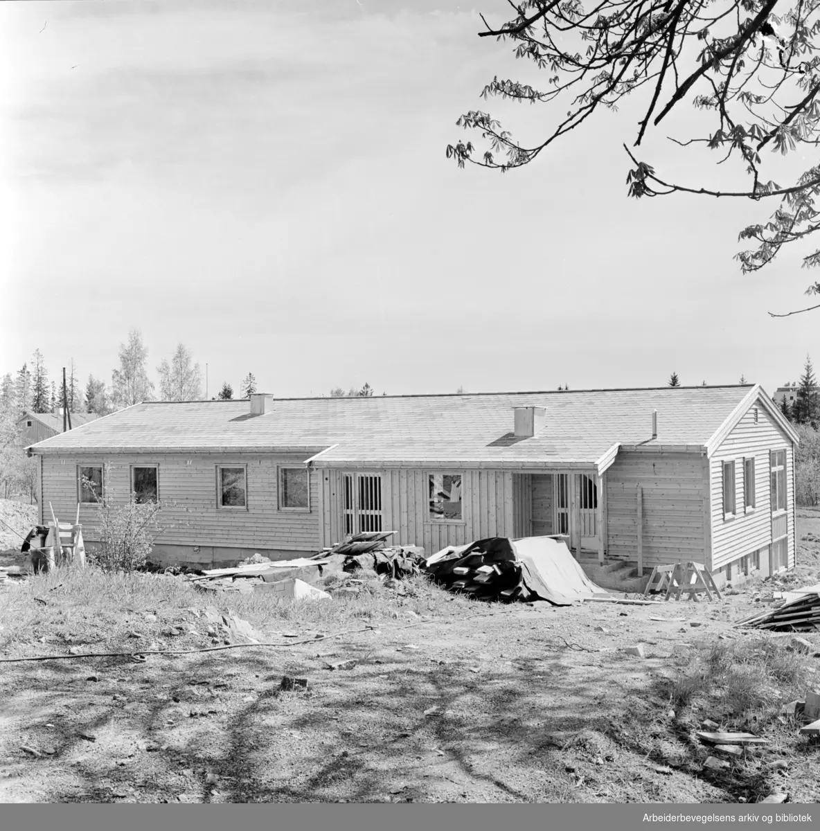 Barnas Hus på Holmen. Mai 1962