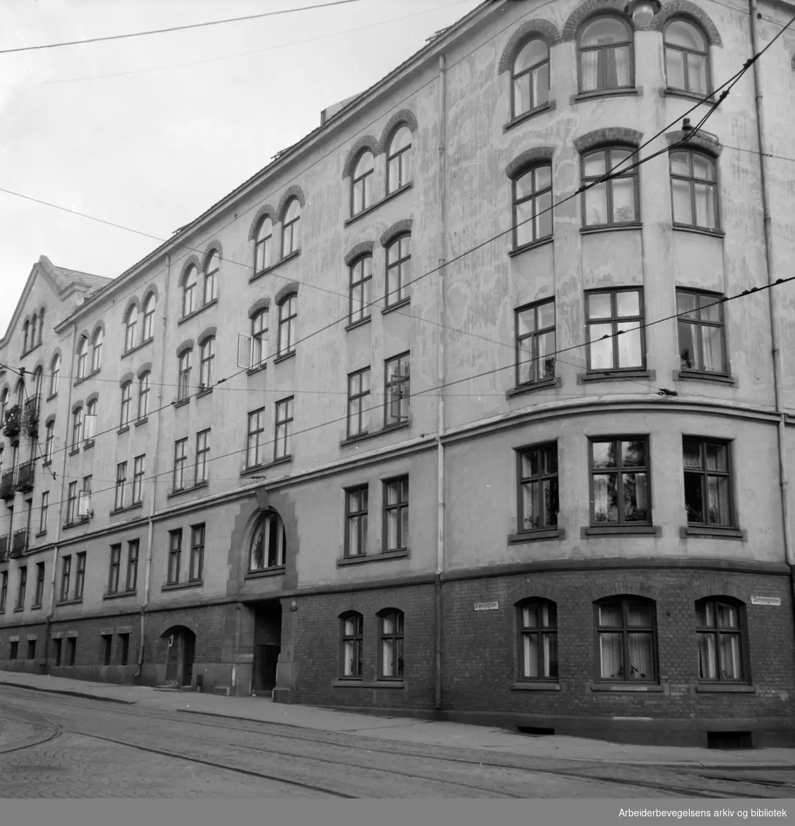 Dannevigsveien 7 (første kommunale boligbygging.).September1951