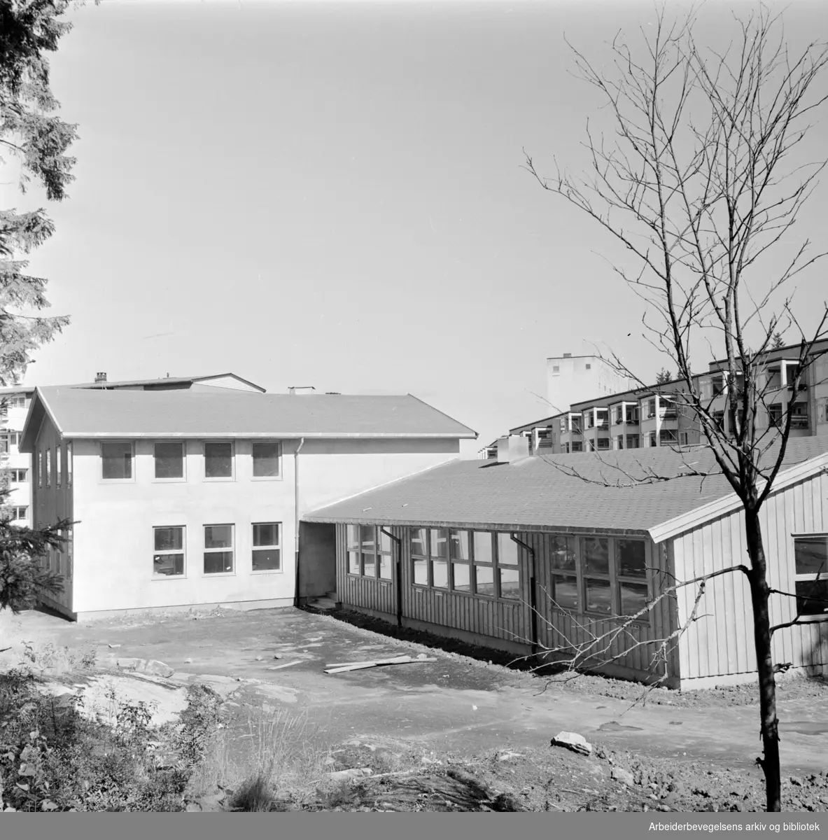 Bøler barnehage. August 1961