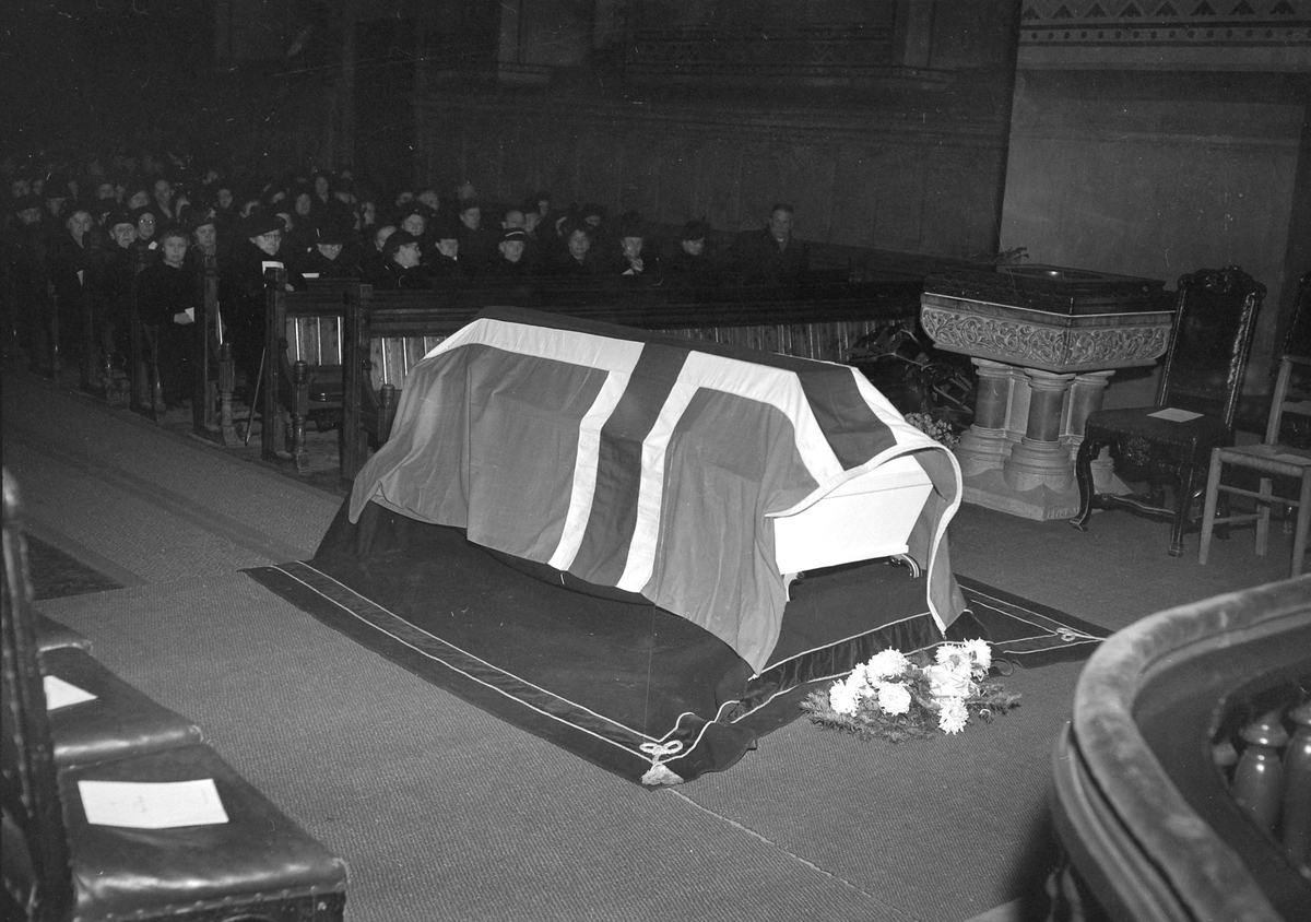 Begravelse for Sigurd Opdahl